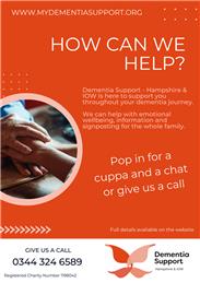 Dementia Support - New help available