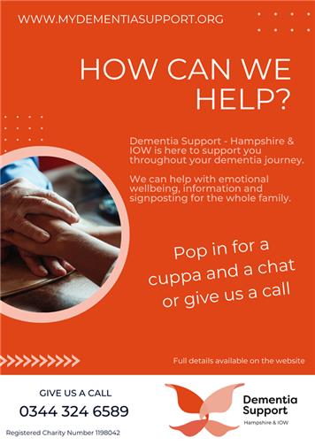  - Dementia Support - New help available